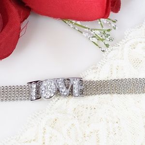 Fashion jewelry Love Silver Bracelet